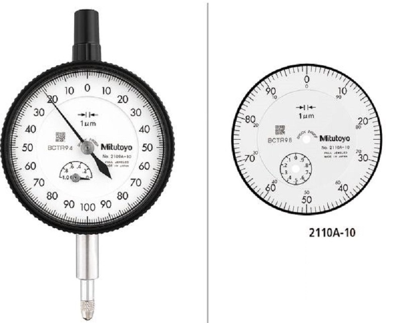 Đồng hồ so Mitutoyo 2110A-10 kiểm tra chi tiết chính xác