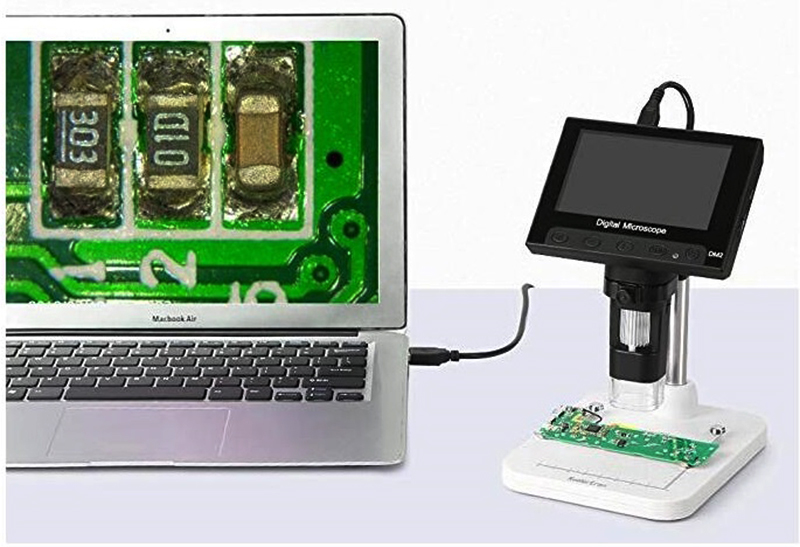 Bộ kính hiển vi có màn hình LCD 4.3 sử dụng trong kiểm tra, sửa chữa điện tử
