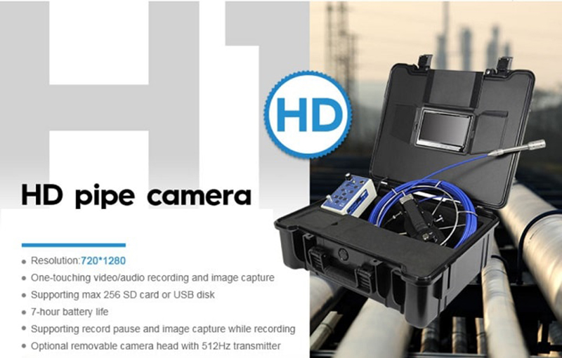 Camera HD kiểm tra ống nước H1 nó mang đến đầy đủ các tính năng 