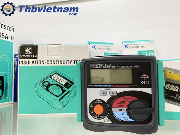 Máy đo điện trở cách điện Kyoritsu chính hãng tại THB Việt Nam