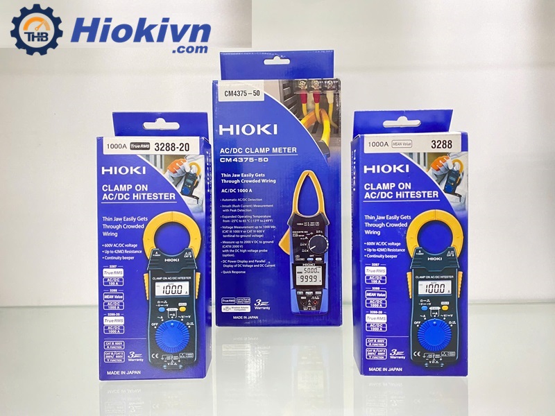 Các sản phẩm đo dòng AC/DC Hioki chất lượng, được dùng nhiều hiện nay