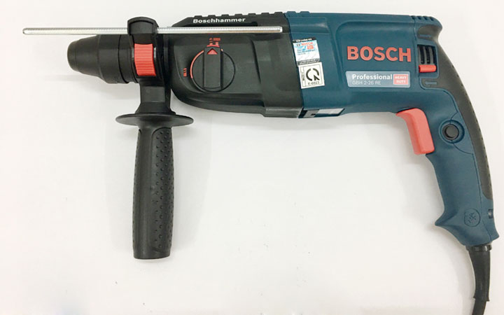 Những lưu ý khi sử dụng máy khoan Bosch GBH 2-26 RE
