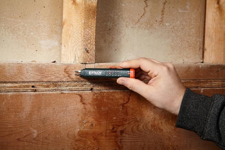 Ứng dụng của bút đo độ ẩm gỗ Extech-MO25