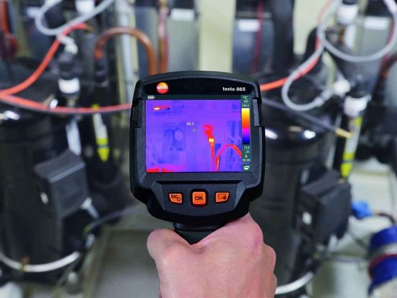 Camera nhiệt Testo 865 sở hữu 19200 điểm đo mang lại hình ảnh tuyệt vời
