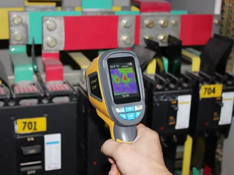 Màn hình camera nhiệt độ rộng với tổng 3600 điểm ảnh