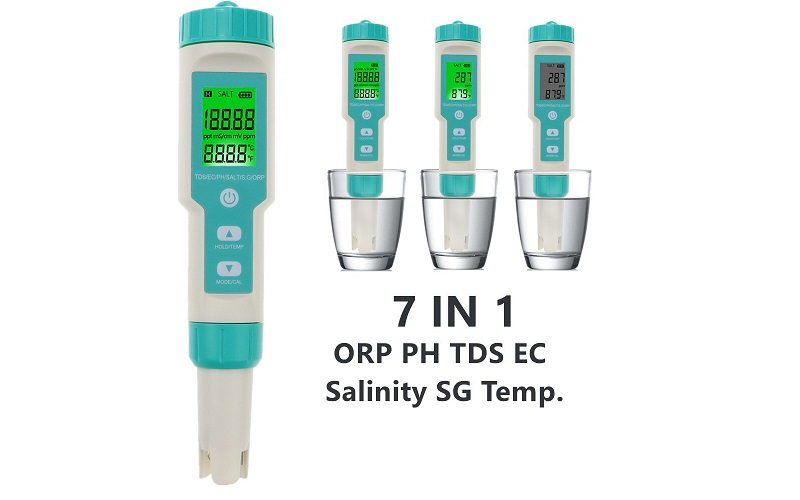 Hình ảnh ​​​​bút đo 7 in 1 Salinity/PH/TDS/EC/ORP/SG/TEMP COM600