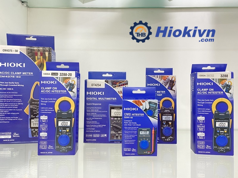Các sản phẩm ampe kìm Hioki chính hãng tại THB Việt Nam