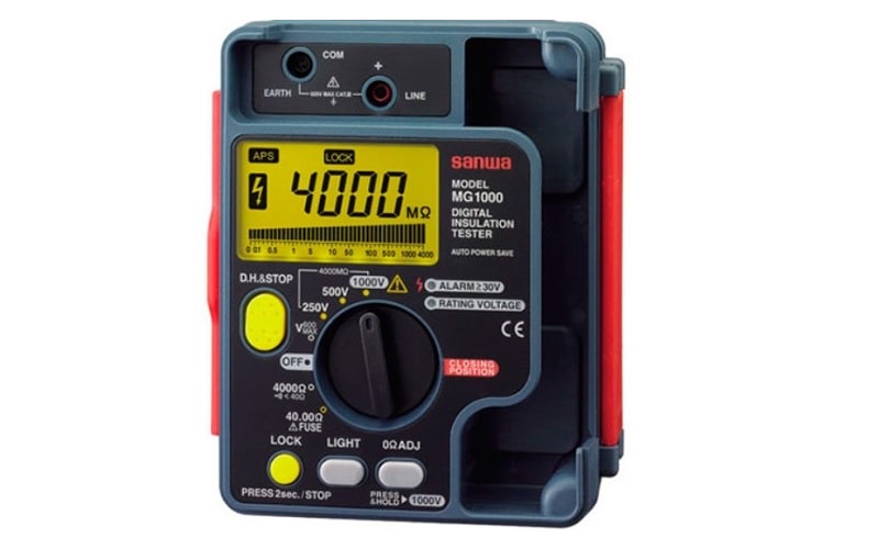 Khả năng đo lường của đồng hồ đo điện trở cách điện Sanwa MG1000
