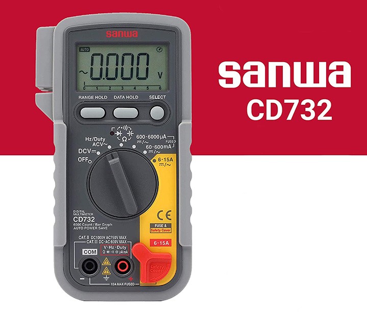Sanwa CD732 có khả năng cách điện và chống va đập tốt