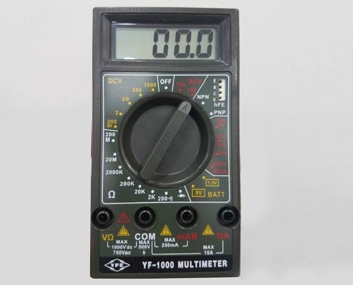 Đồng hồ vạn năng Tenmars YF-1000 ứng dụng nhiều trong ngành điện công nghiệp, dân dụng.