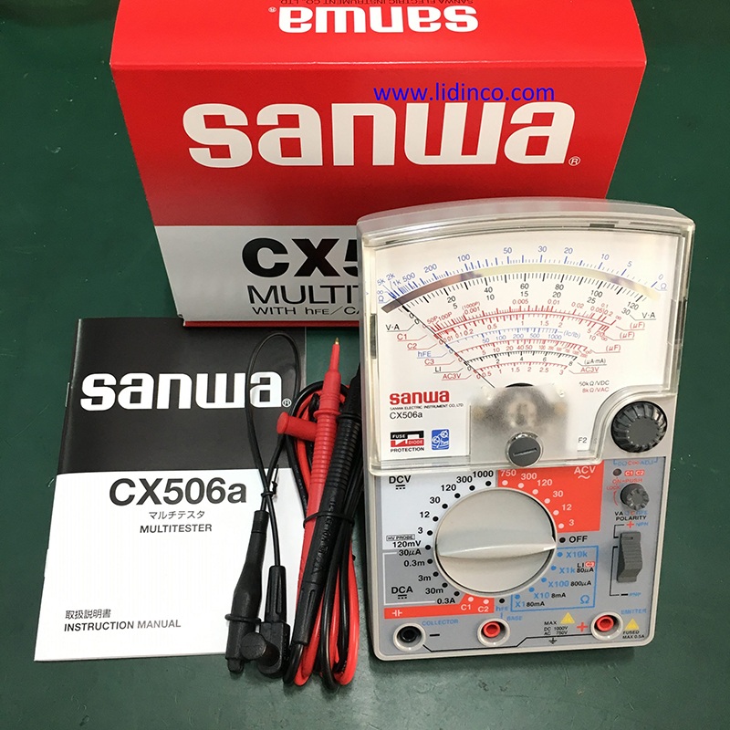 Đồng hồ đo điện Sanwa CX506A sử dụng đơn giản