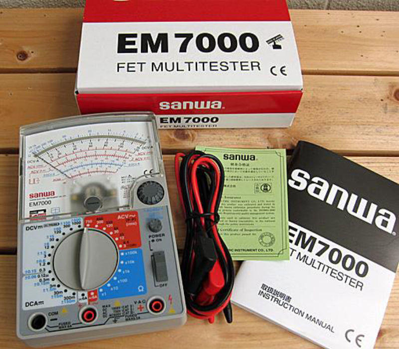 Sanwa EM7000 cho phép lựa chọn thang đo linh hoạt