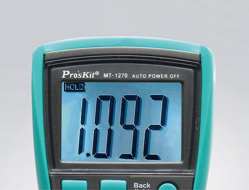 Đồng hồ đo điện tử Proskit MT-1270 có màn hình hiển thị lớn
