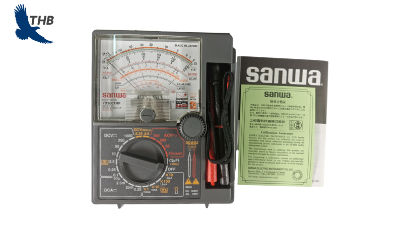 Đồng hồ Sanwa YX360TRF cung cấp đa chức năng.