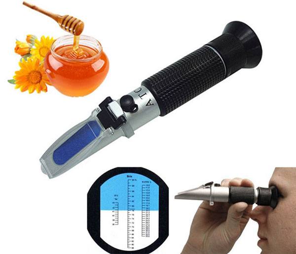 Khúc xạ kế dùng để đo độ ngọt của mật ong