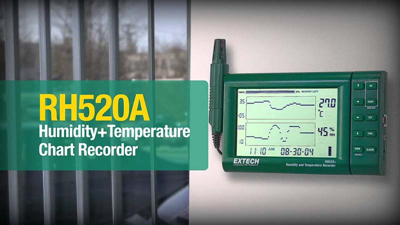 Ứng dụng của máy ghi độ ẩm, nhiệt độ RH520A