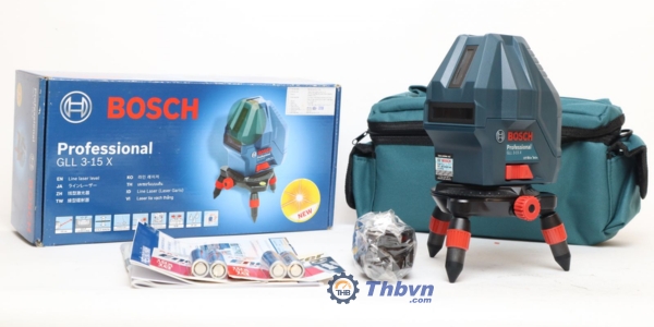 Bosch GLL 3-15X thiết kế nhỏ gọn, chắc chắn, bền bỉ