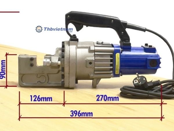 Máy cắt sắt thủy lực RC-20 có thiết kế chắc chắn