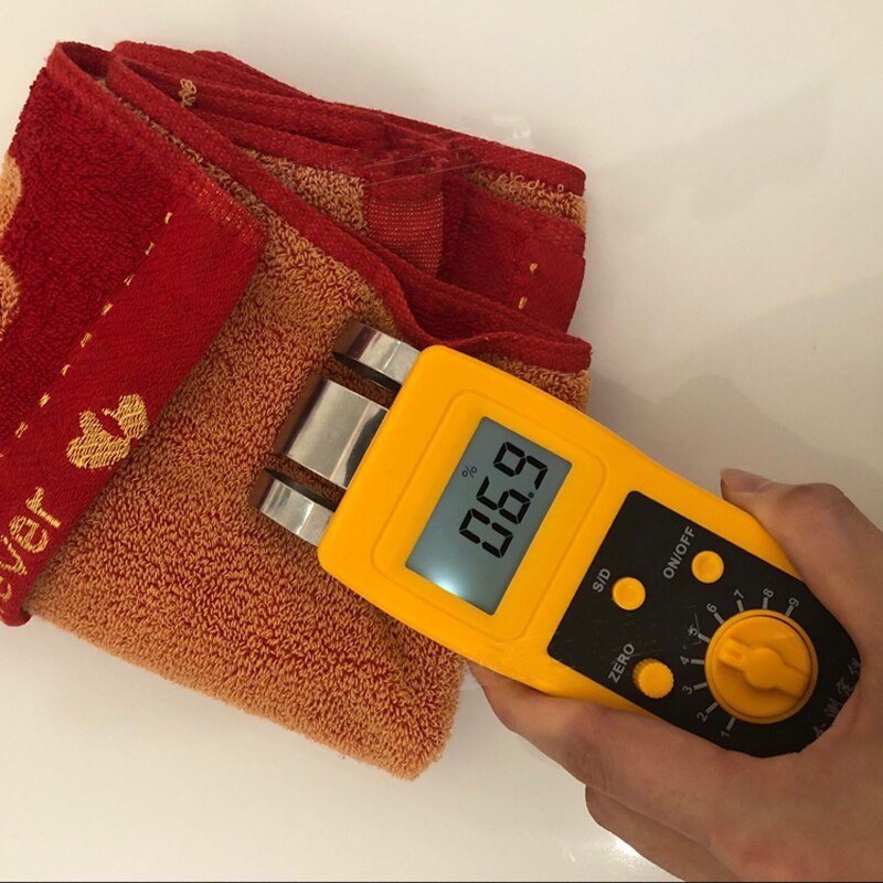 DM200T dùng để đo độ ẩm vải vóc, bông, sợi dệt,....