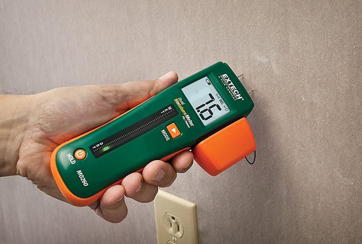 Cách sử dụng MO265 Extech đo độ ẩm