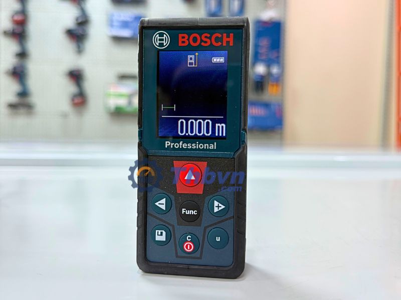 Máy đo khoảng cách laser Bosch GLM 400 sở hữu thiết kế nhỏ gọn