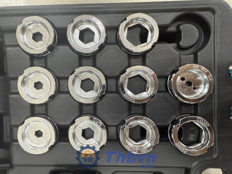 Bộ khuôn ép của máy ép cos thủy lực dùng pin GES-300