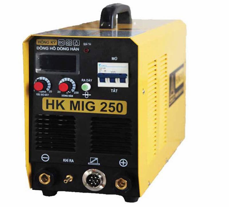 Máy hàn Mig Hồng Ký HK MIG 250 cho hiệu suất lên tới 85%