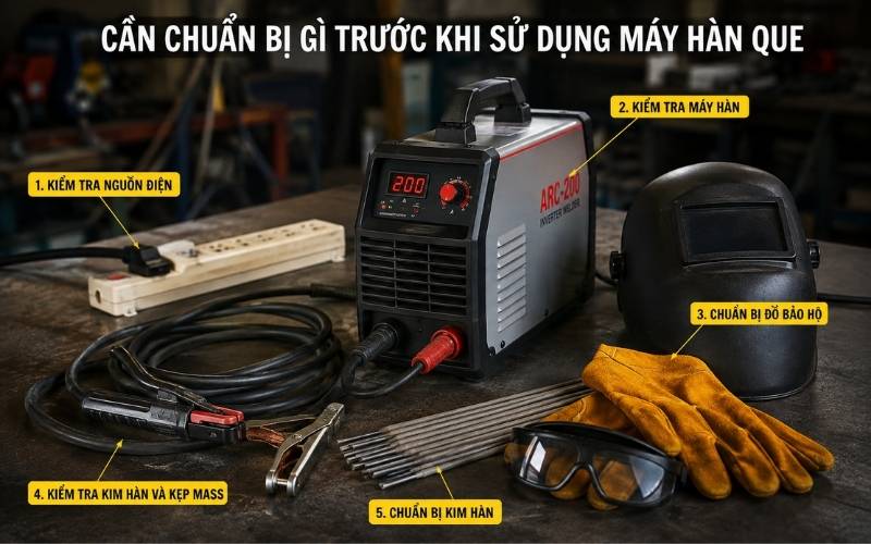 Những thứ cần chuẩn bị trước khi hàn để đảm bảo an toàn và hàn hiệu quả