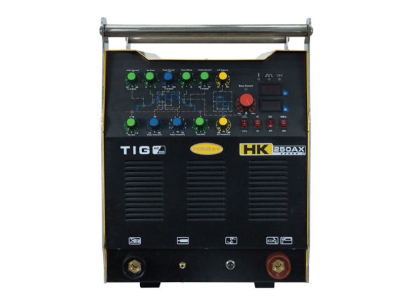 Máy hàn Hồng Ký HK TIG 250AX tích hợp nhiều tính năng thông minh 