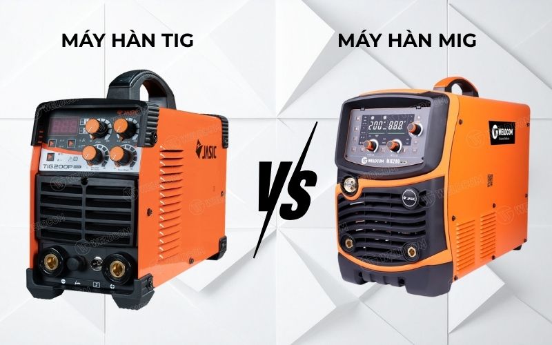 Hàn MIG có lợi thế rõ rệt hơn TIG nhờ sử dụng dây hàn được cấp liên tục 