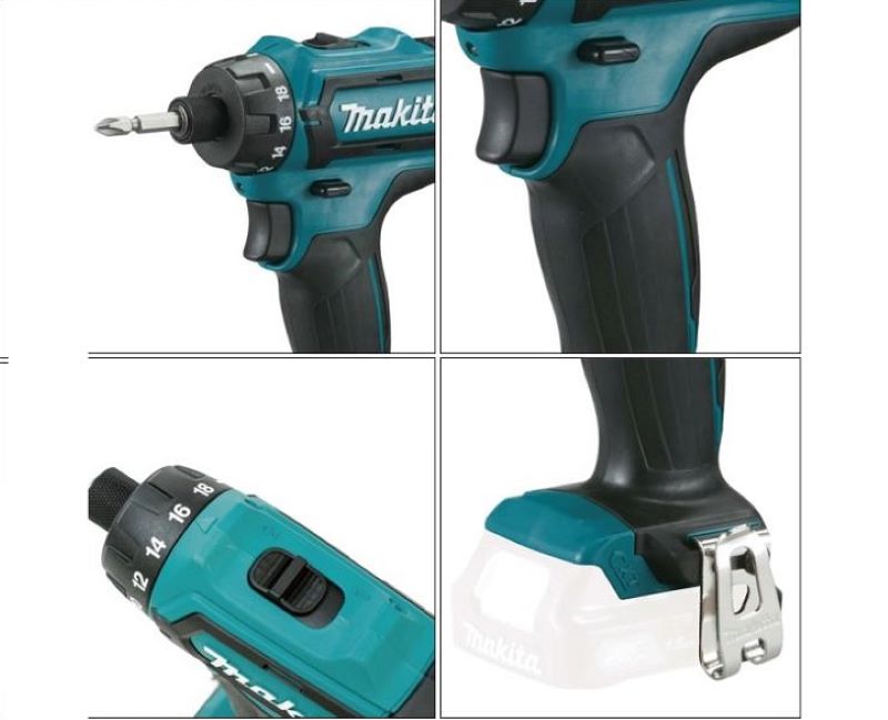 Thiết kế gọn gàng, dễ sử dụng của Makita DF033DSYE 