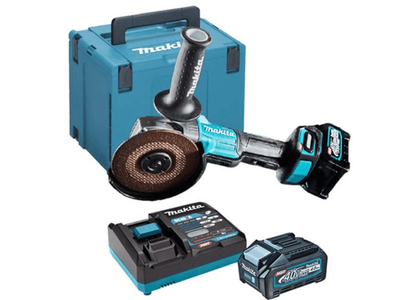 Makita GA013GM201 được chế tạo từ hợp kim nhôm và nhựa chịu lực cao cấp