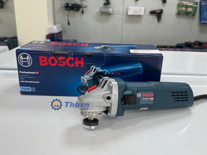 Máy mài góc Bosch GWS 750-100 thiết kế gọn nhẹ