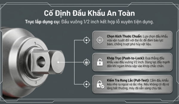 Lựa chọn và lắp đầu khẩu phù hợp với nhu cầu thực tế 