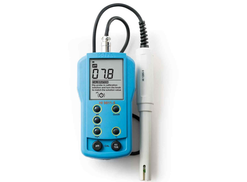 Hình ảnh máy đo pH/EC/TDS/Nhiệt độ Hanna HI9811-5