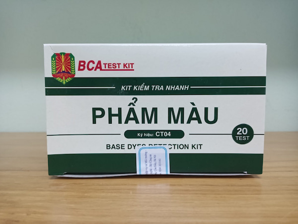 Bộ Kit Test nhanh màu thực phẩm