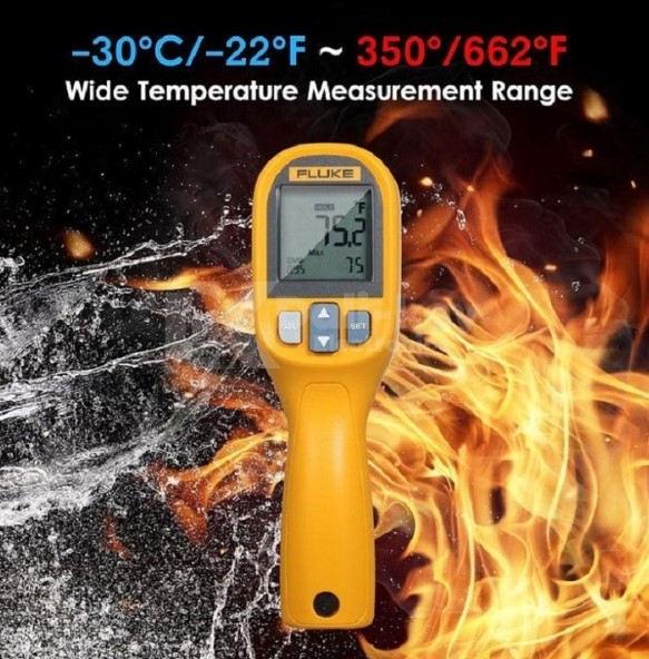 Fluke 59 Max sở hữu dải đo rộng từ –30°C đến 350°C