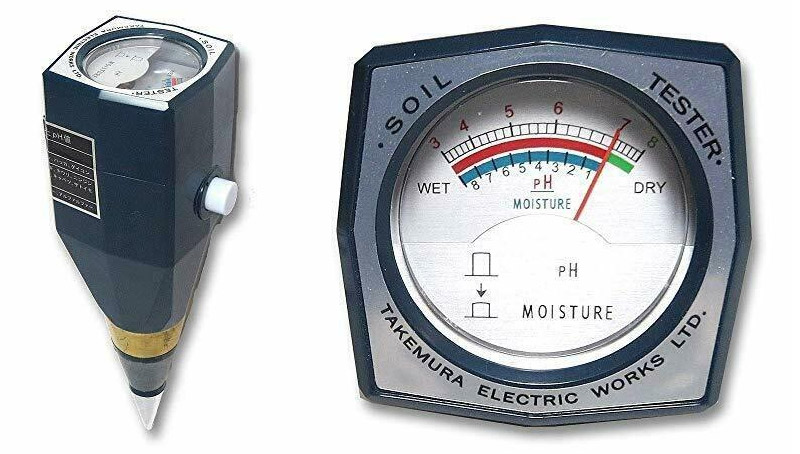 Hình ảnh máy đo PH và độ ẩm đất Takemura DM-15