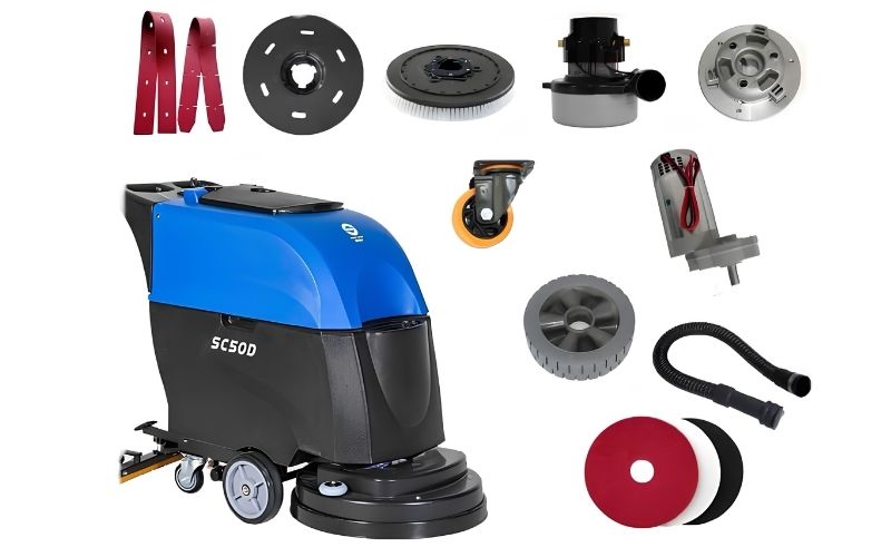 Các phụ kiện cần chuẩn bị để sử dụng máy chà sàn hiệu quả