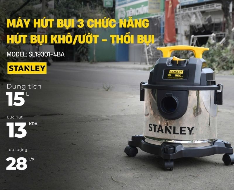 Máy hút bụi 3 chức năng 15 lít Stanley SL19301-4BA