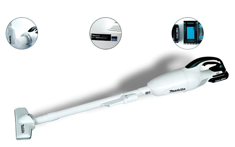 Máy hút bụi dùng pin Makita DCL281FRFW