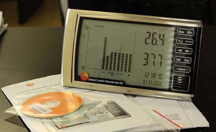 Cách sử dụng và bảo quản máy đo độ ẩm Testo