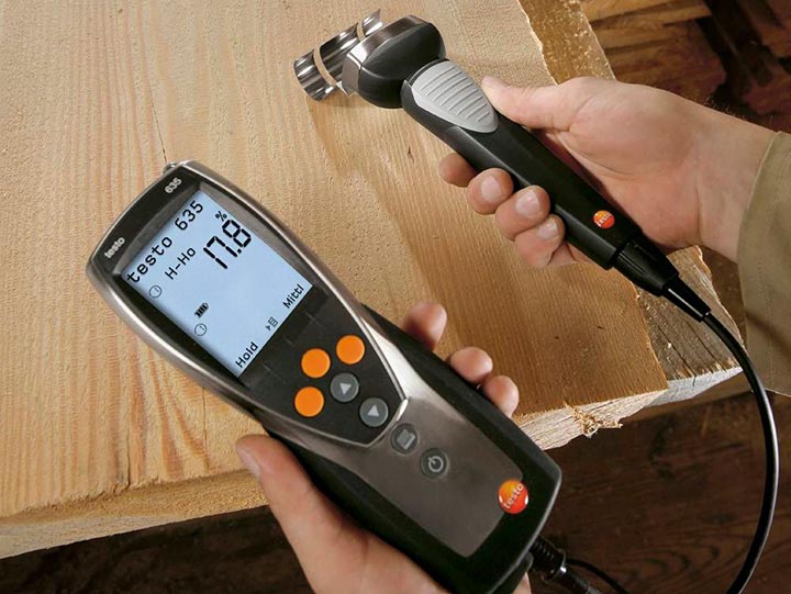 Máy đo nhiệt độ độ ẩm áp suất Testo 635-2