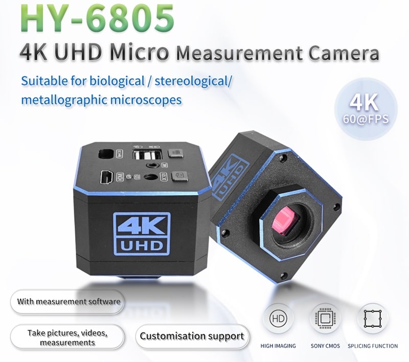 Kính hiển vi HY-6805 chất lượng cao, hình ảnh sắc nét 4K