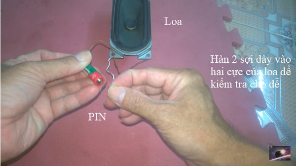 Cách kiểm tra loa sống hay chết bằng pin