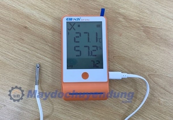 Nhiệt ẩm kế tự ghi Elitech GSP-6 Pro đo nhanh, chính xác