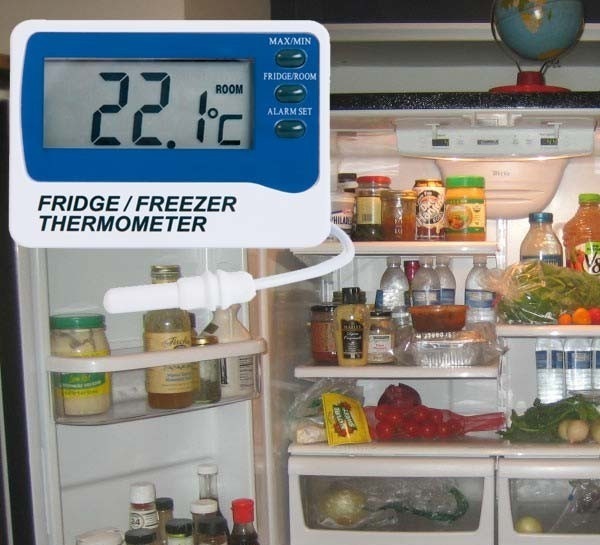 Cách đo nhiệt độ tủ lạnh bằng nhiệt ẩm kế