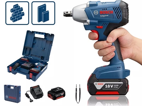 Bosch GDS 250-Li có khả năng siết mạnh, đa kích thước bu lông