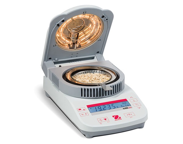 Cân sấy ẩm Ohaus MB25 sấy và phân tích độ ẩm vật liệu chính xác