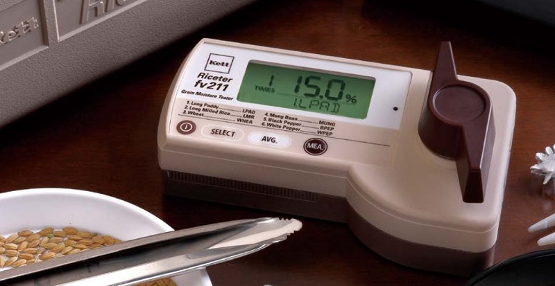 Máy đo độ ẩm lúa gạo Kett Fv211 có thiết kế nhỏ gọn, tiện lợi khi sử dụng